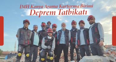 İMH ARAMA KURTARMA BİRİMİ DEPREM TATBİKATI 